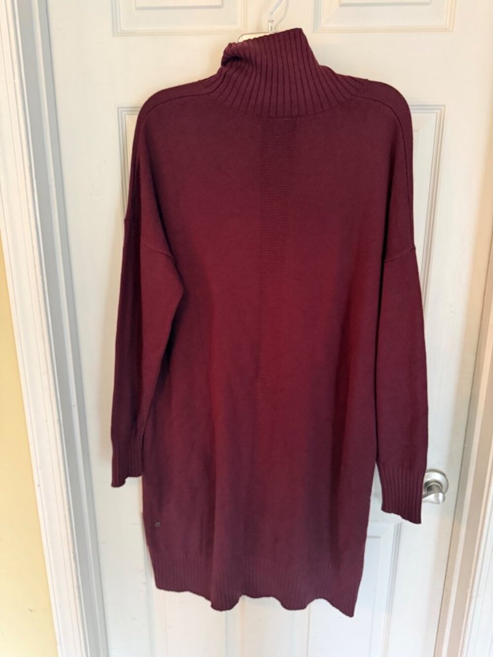 Lululemon Softer Still Turtleneck Long Sleeve Sweater Dress Mini Cashmere Blend - Picture 3 of 5